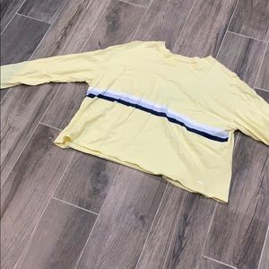 Hollister cropped long sleeve shirt